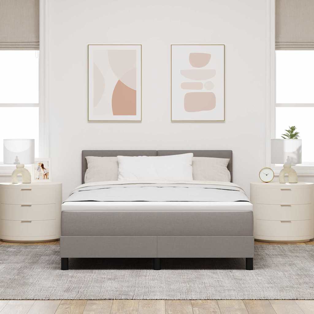 Letto a molle con testiera Talpa 140 x 200 cm Tessuto | homemem39