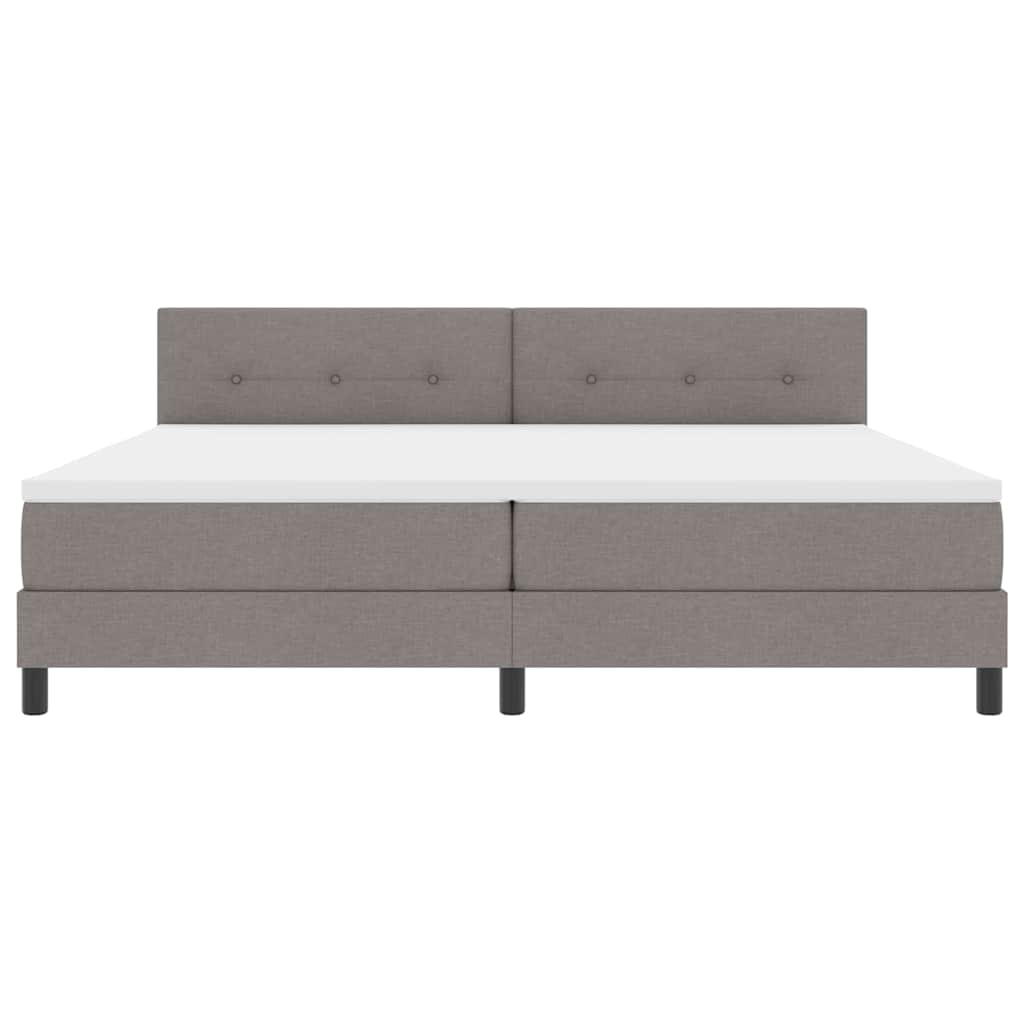 Letto a molle con testiera Talpa 200 x 200 cm Tessuto | homemem39