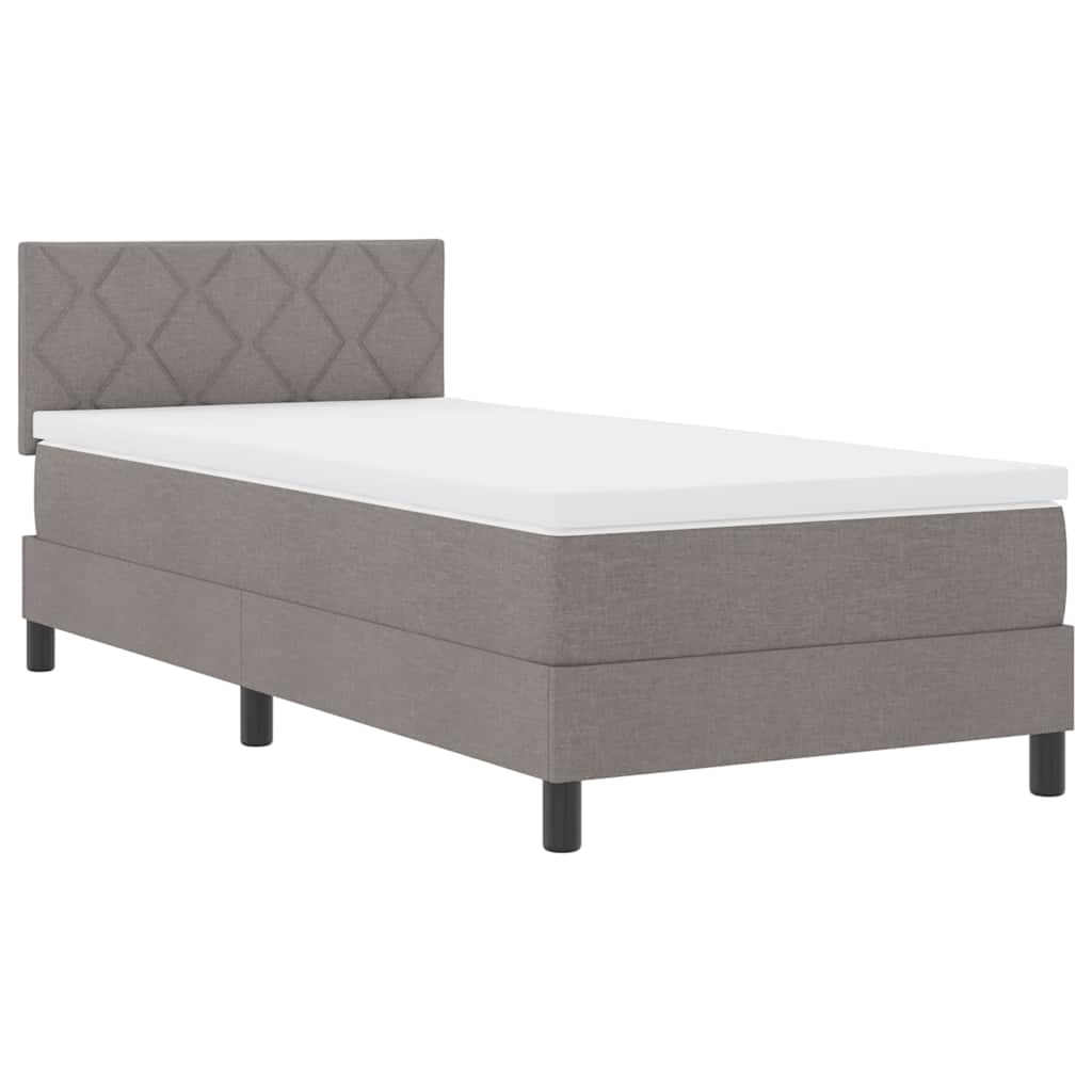 Letto a molle con testiera Talpa 100 x 200 cm Tessuto | homemem39