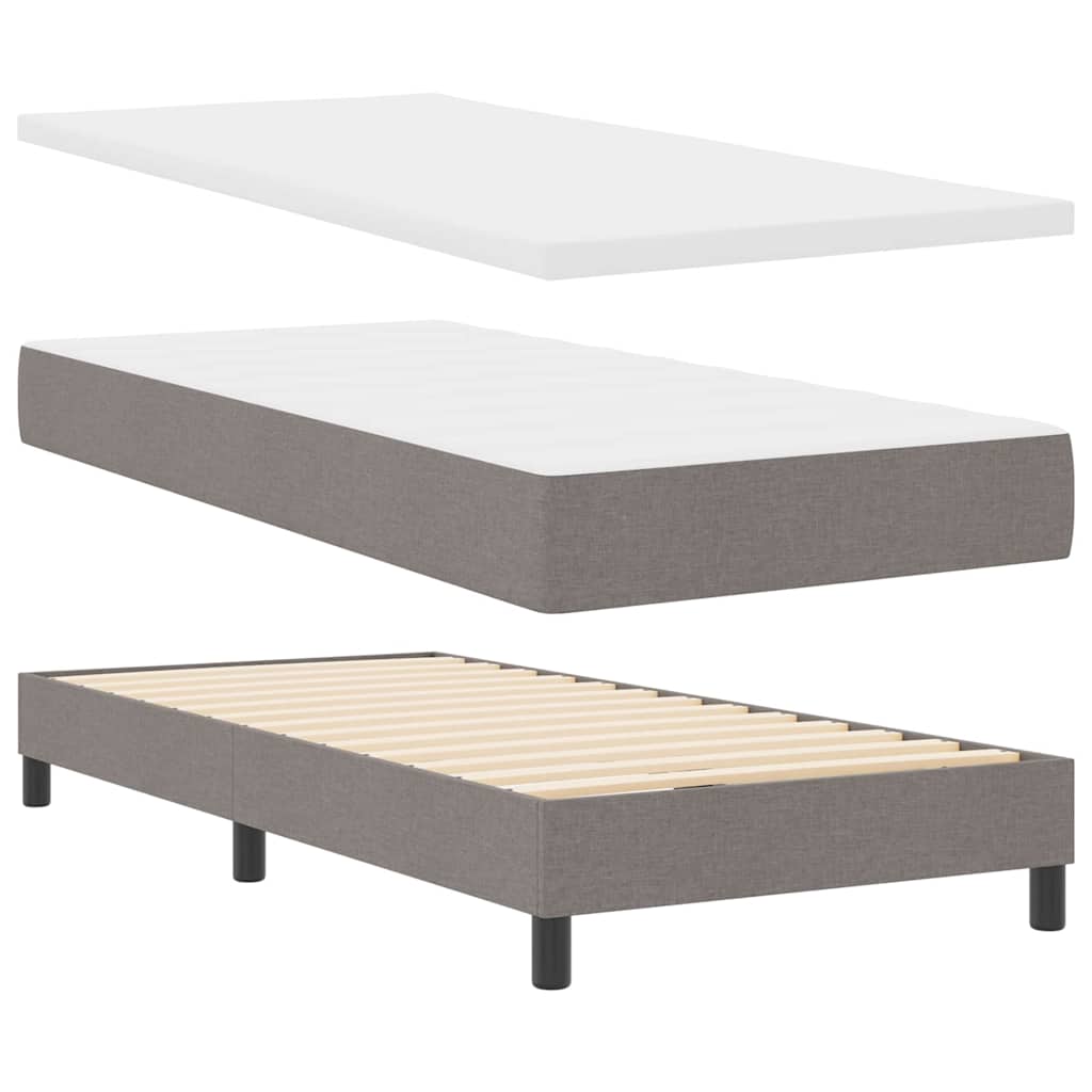 Letto a molle con testiera Talpa 100 x 200 cm Tessuto | homemem39