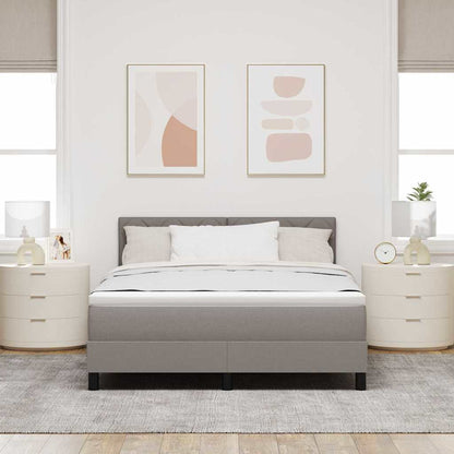 Letto box spring con materasso Talpa 140 x 190 cm Tessuto