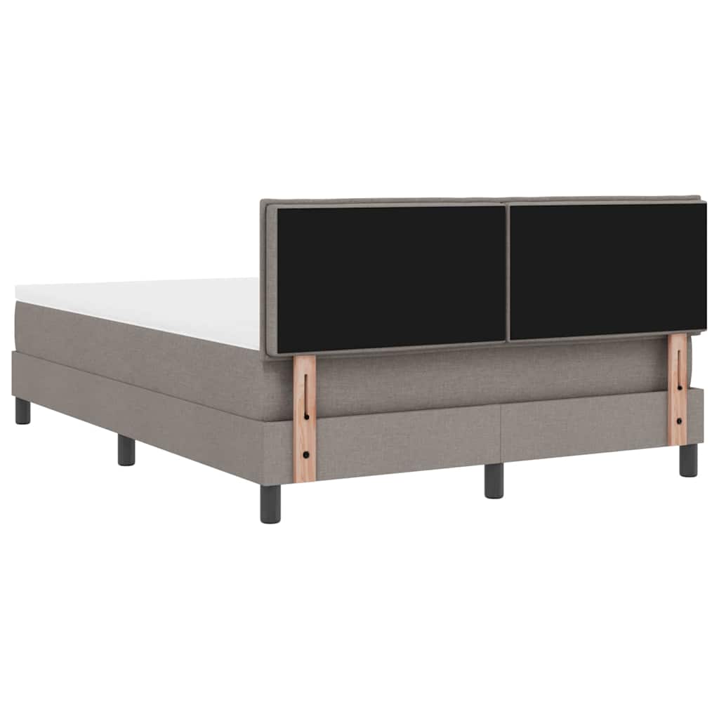 Letto box spring con materasso Talpa 140 x 190 cm Tessuto
