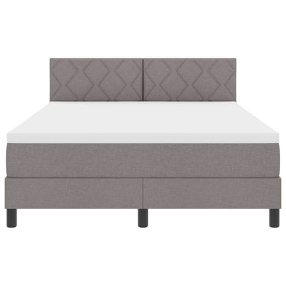 Letto box spring con materasso Talpa 140 x 190 cm Tessuto