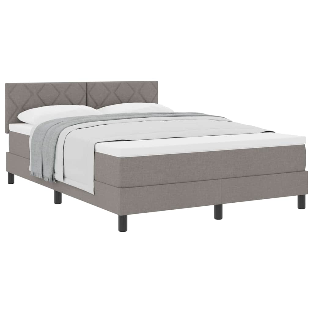 Letto box spring con materasso Talpa 140 x 190 cm Tessuto