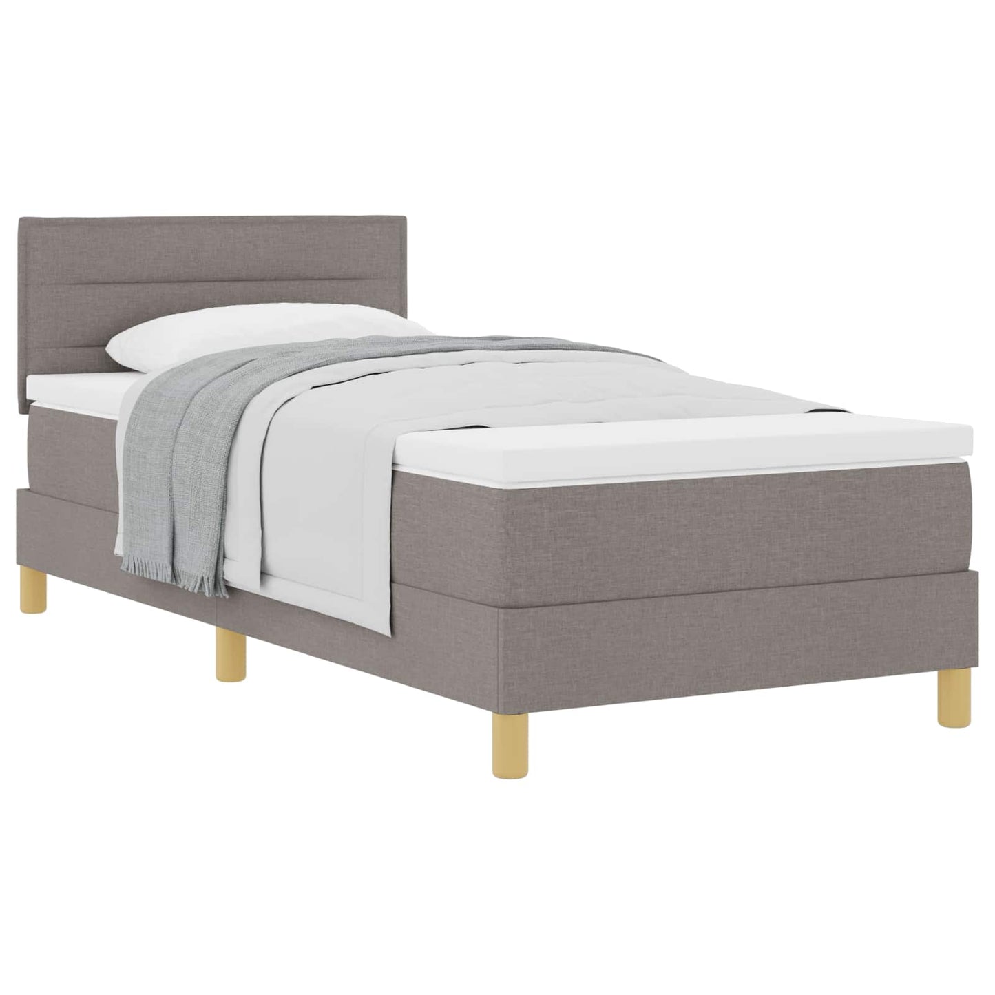 Letto a molle con cuscino Talpa 90 x 200 cm Tessuto