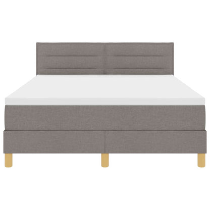 Letto box spring con materasso Talpa 140 x 190 cm Tessuto