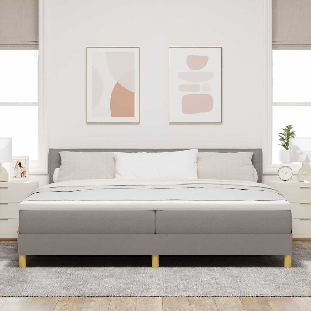 Letto a molle con cuscino Talpa 200 x 200 cm Tessuto | homemem39