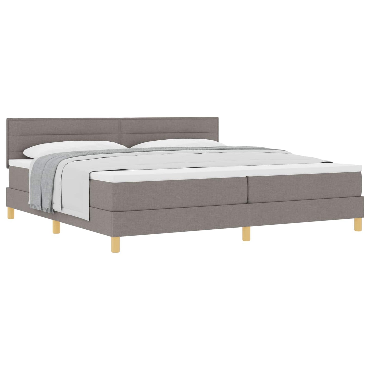 Letto a molle con cuscino Talpa 200 x 200 cm Tessuto | homemem39