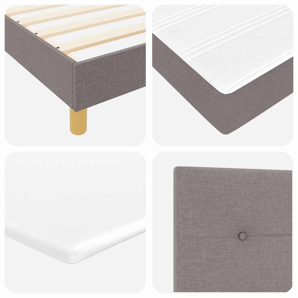 Letto a molle con cuscino Talpa 160 x 200 cm Tessuto | homemem39