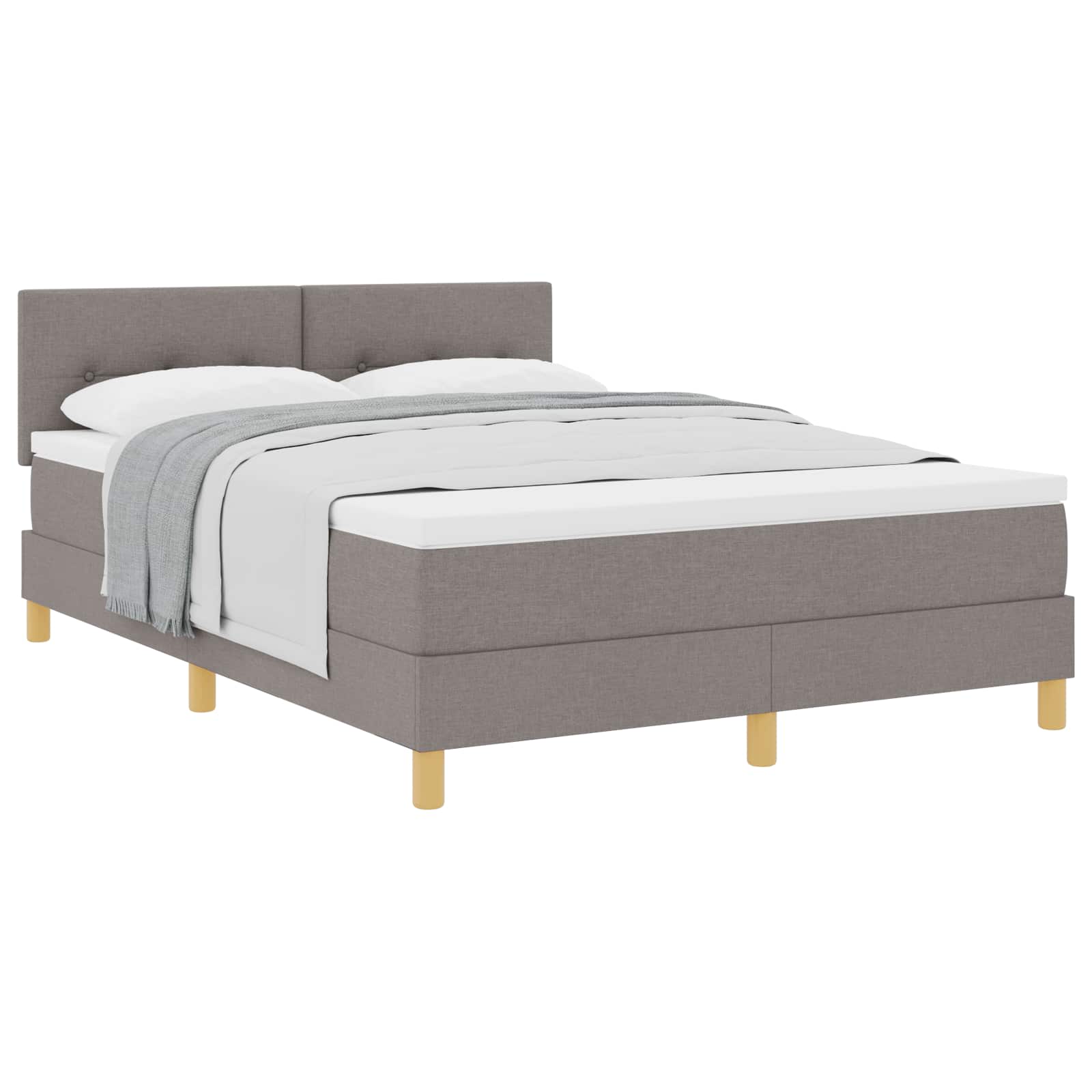 Letto a molle con cuscino Talpa 160 x 200 cm Tessuto | homemem39