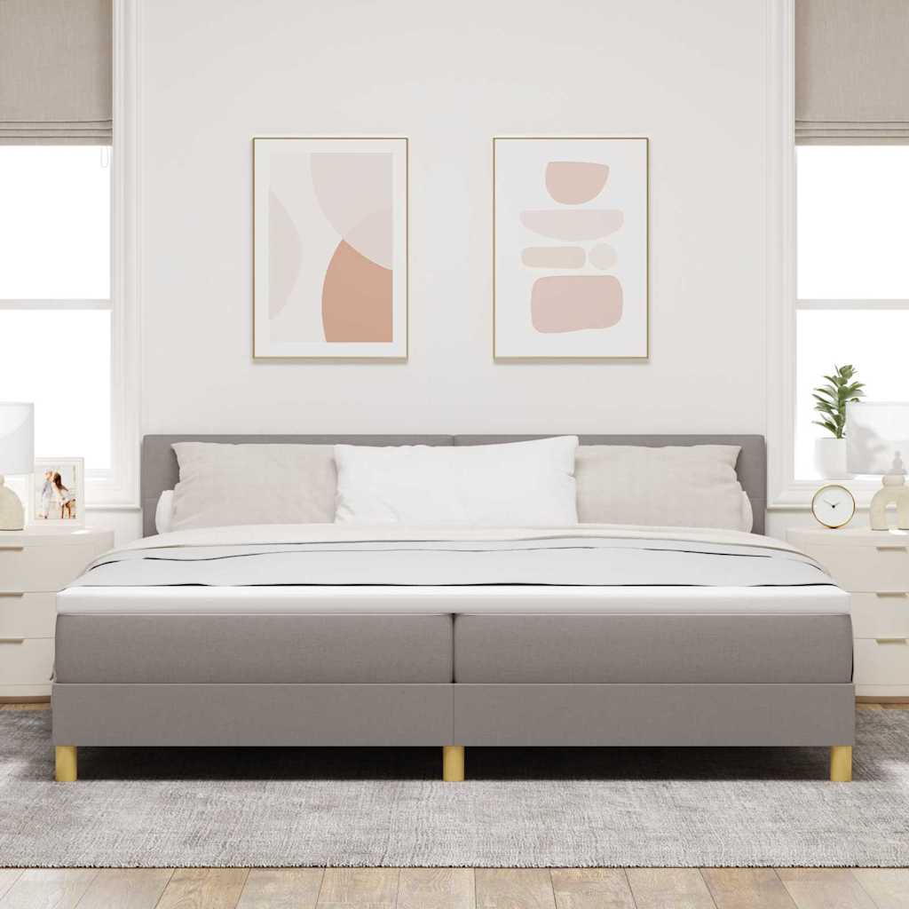 Letto a molle con cuscino Talpa 200 x 200 cm Tessuto | homemem39