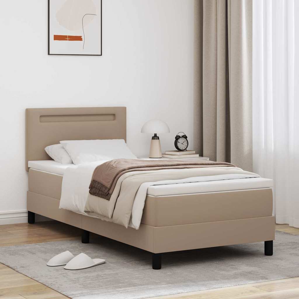 Struttura letto con materasso Cappuccino 90 x 200 cm