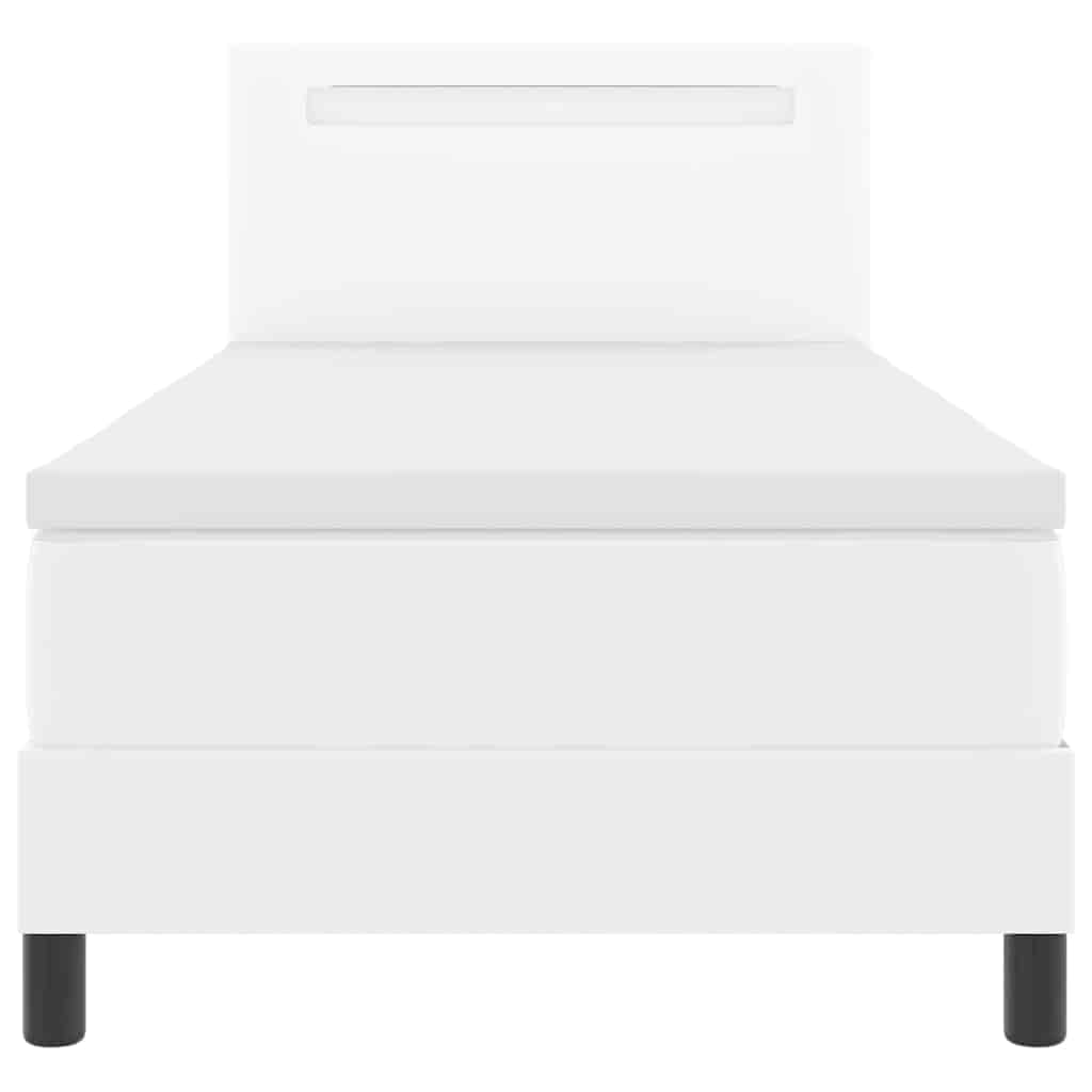 Struttura letto con materasso con materasso Bianco 100 x 200 cm
