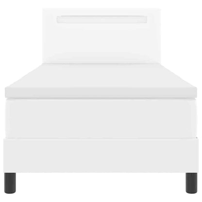 Struttura letto con materasso con materasso Bianco 100 x 200 cm