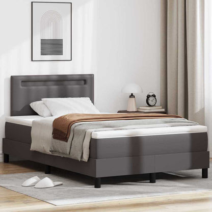 Struttura letto con materasso con materasso Grigio 120 x 190 cm