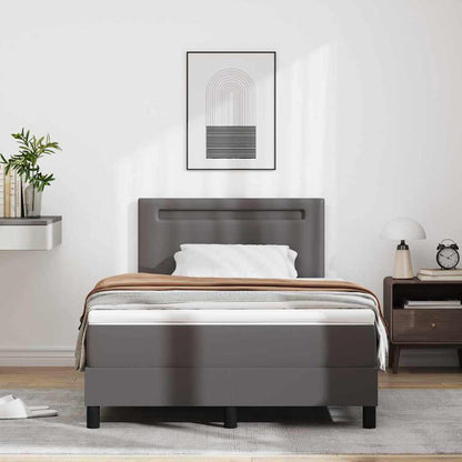 Struttura letto con materasso con materasso Grigio 120 x 190 cm