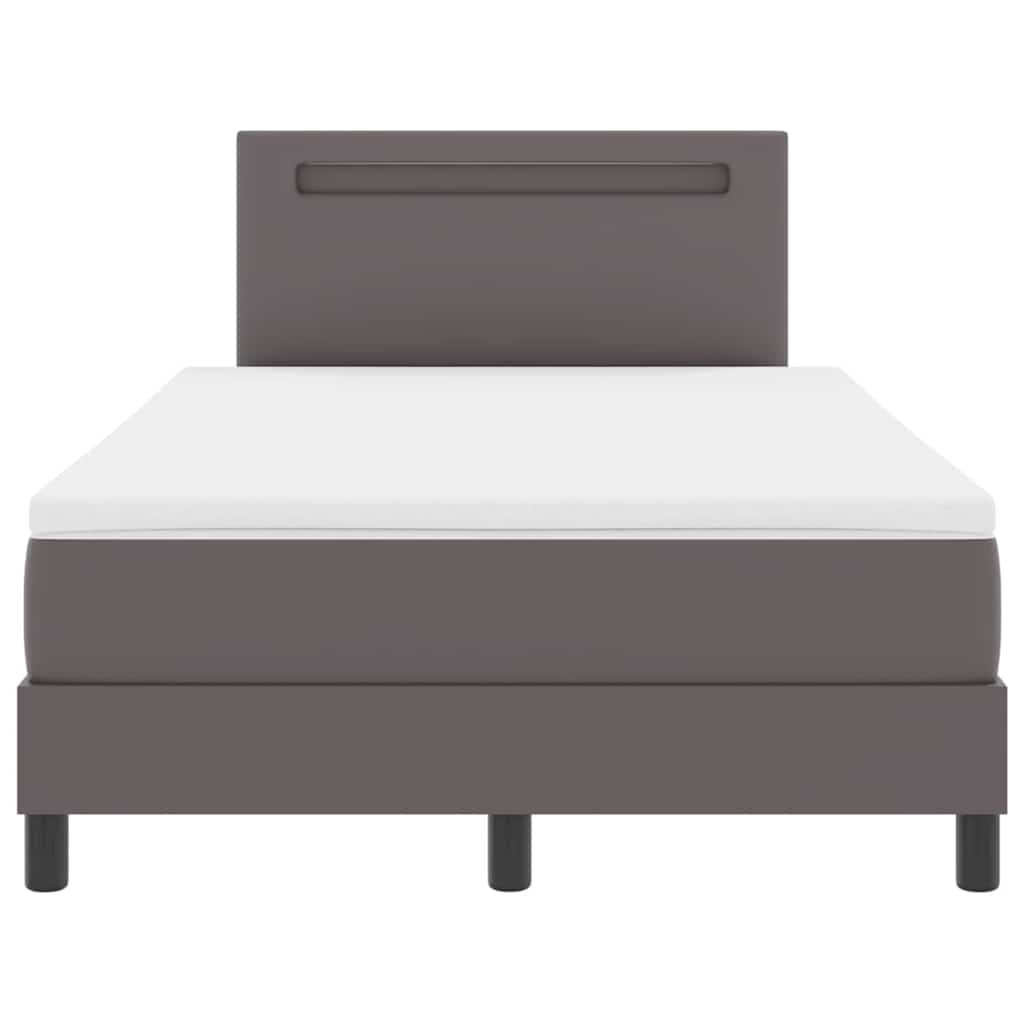 Struttura letto con materasso con materasso Grigio 120 x 190 cm