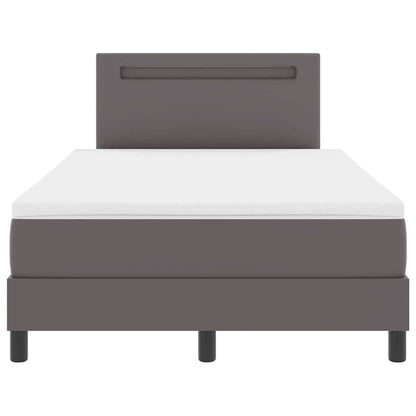 Struttura letto con materasso con materasso Grigio 120 x 190 cm