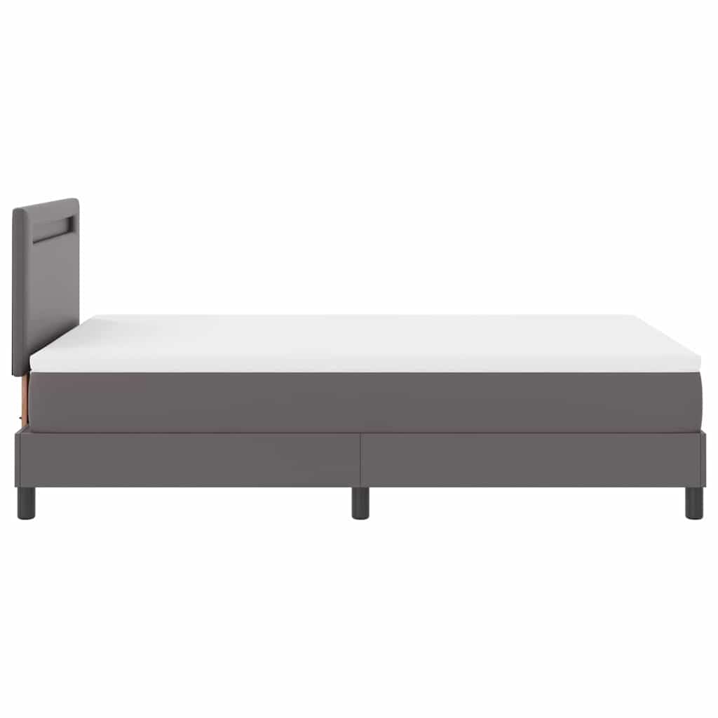 Struttura letto con materasso con materasso Grigio 120 x 190 cm