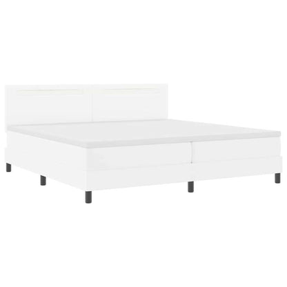 Struttura letto con materasso con materasso Bianco 200 x 200 cm