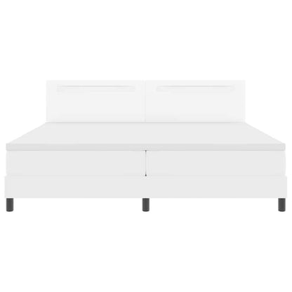 Struttura letto con materasso con materasso Bianco 200 x 200 cm