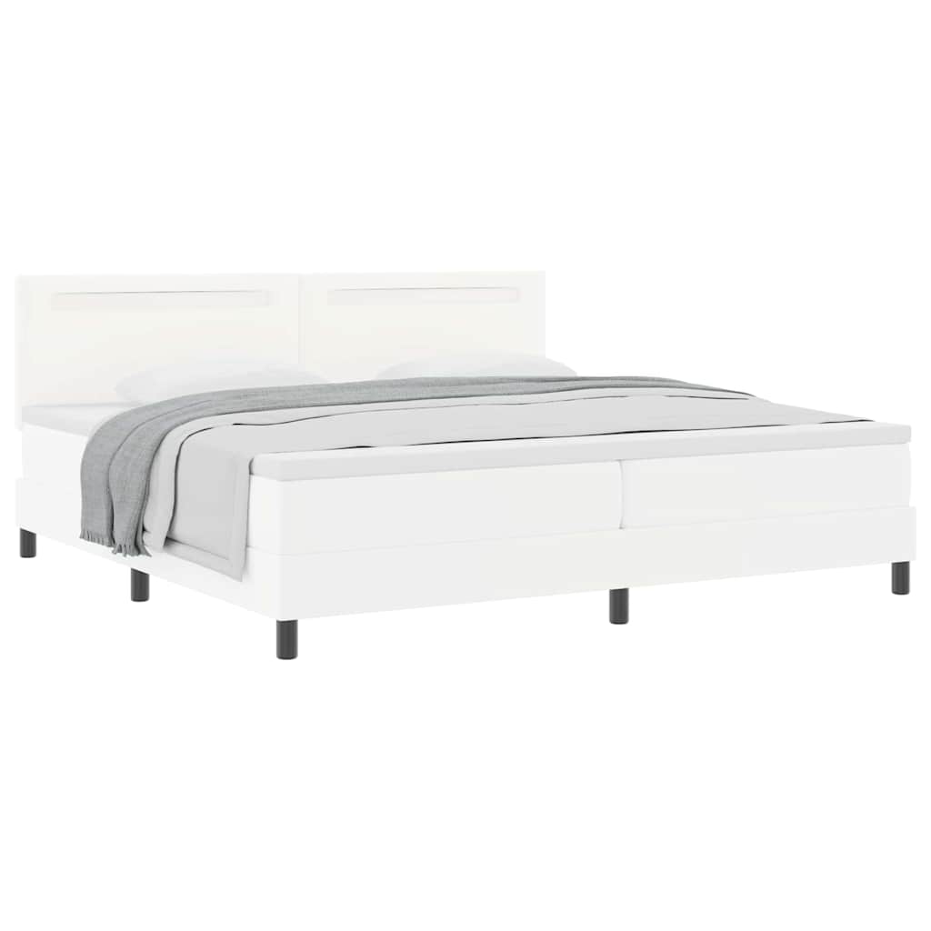 Struttura letto con materasso con materasso Bianco 200 x 200 cm