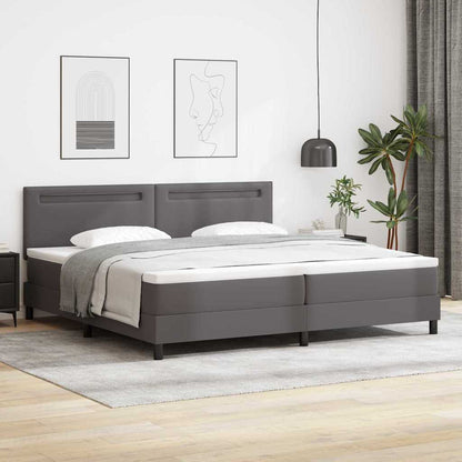 Struttura letto con materasso con materasso Grigio 200 x 200 cm