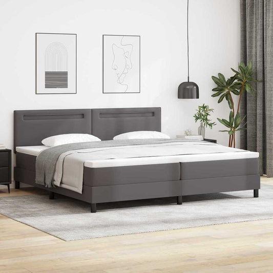 Struttura letto con materasso con materasso Grigio 200 x 200 cm