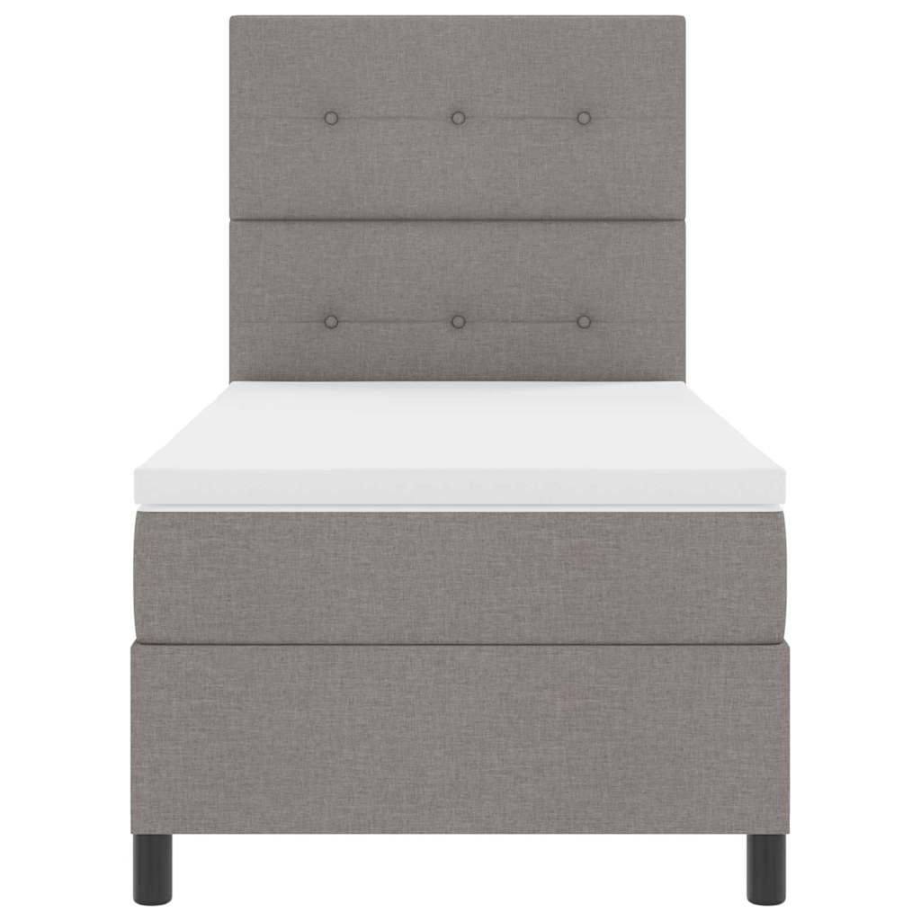 Letto a molle con testiera Talpa 100 x 200 cm Tessuto | homemem39