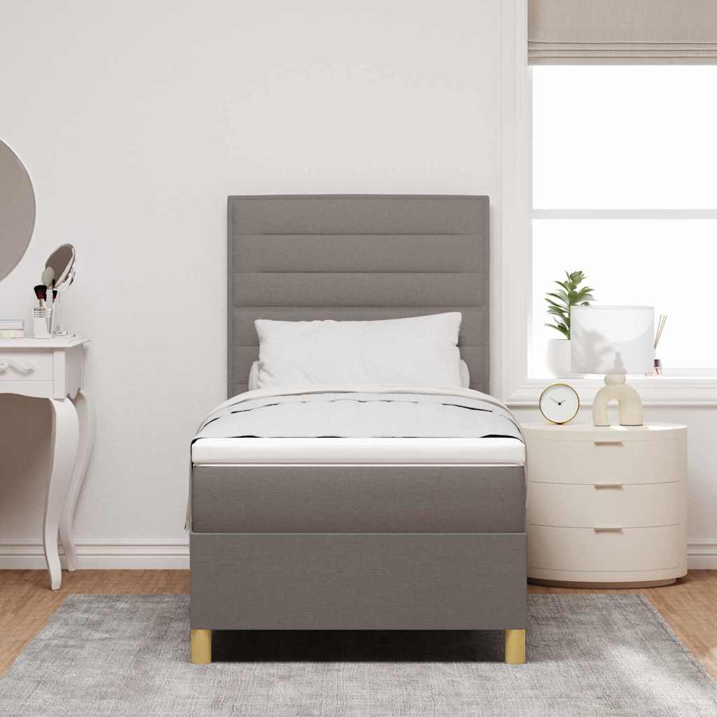 Letto a molle con materasso Talpa 90 x 190 cm Tessuto