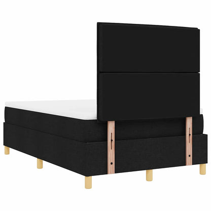 Letto a molle con materasso Nero 120 x 190 cm Tessuto | homemem39