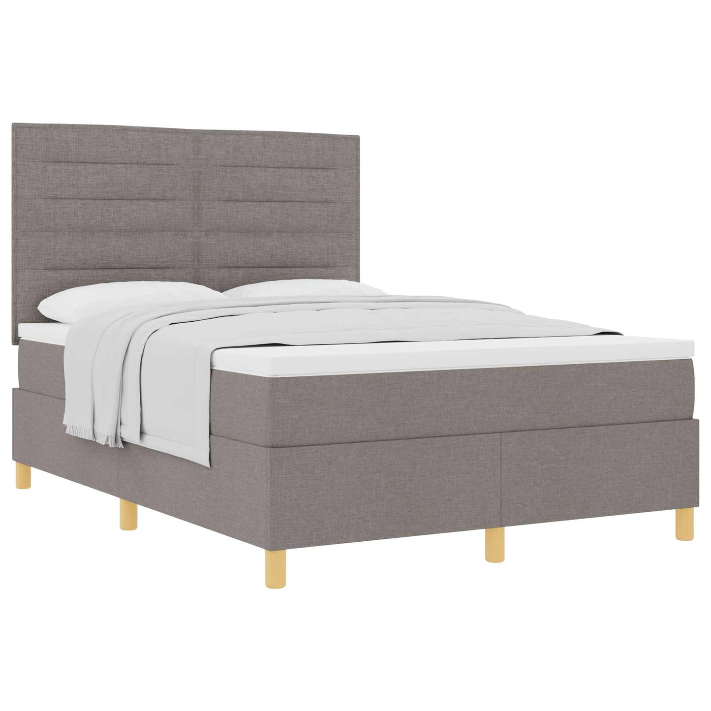 Letto a molle con materasso Talpa 140 x 200 cm Tessuto | homemem39