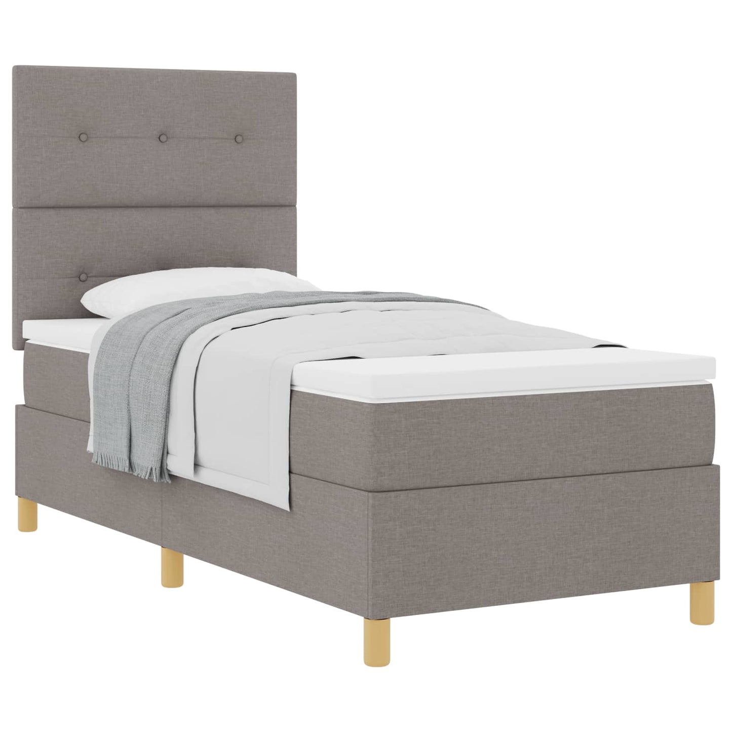 Letto a molle con testiera Talpa 80 x 200 cm Tessuto | homemem39