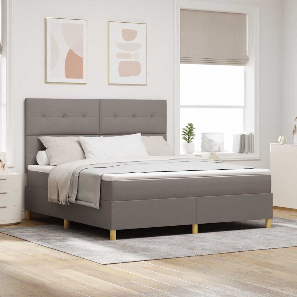 Letto a molle con testiera Talpa 180 x 200 cm Tessuto | homemem39
