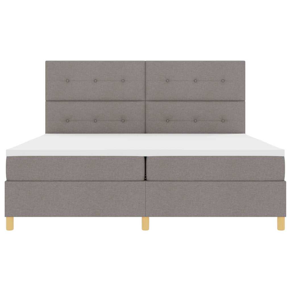 Letto a molle con testiera Talpa 200 x 200 cm Tessuto | homemem39