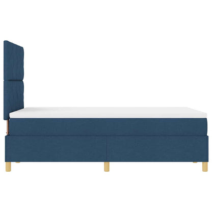 Letto a molle con testiera Blu 120 x 190 cm Tessuto | homemem39
