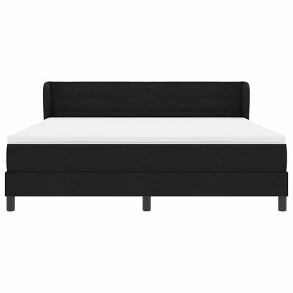 Letto a molle con materasso Nero 180 x 200 cm Tessuto | homemem39
