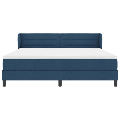 Letto a molle con materasso Blu 180 x 200 cm Tessuto | homemem39