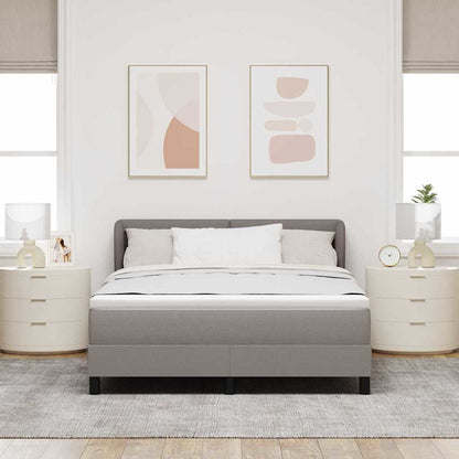 Letto a molle con materasso Talpa 140 x 190 cm Tessuto