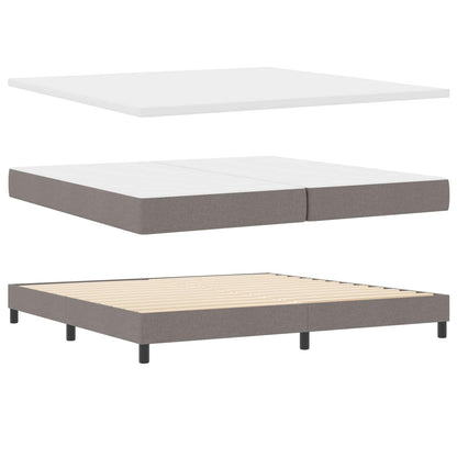 Letto a molle con testiera Talpa 200 x 200 cm Tessuto