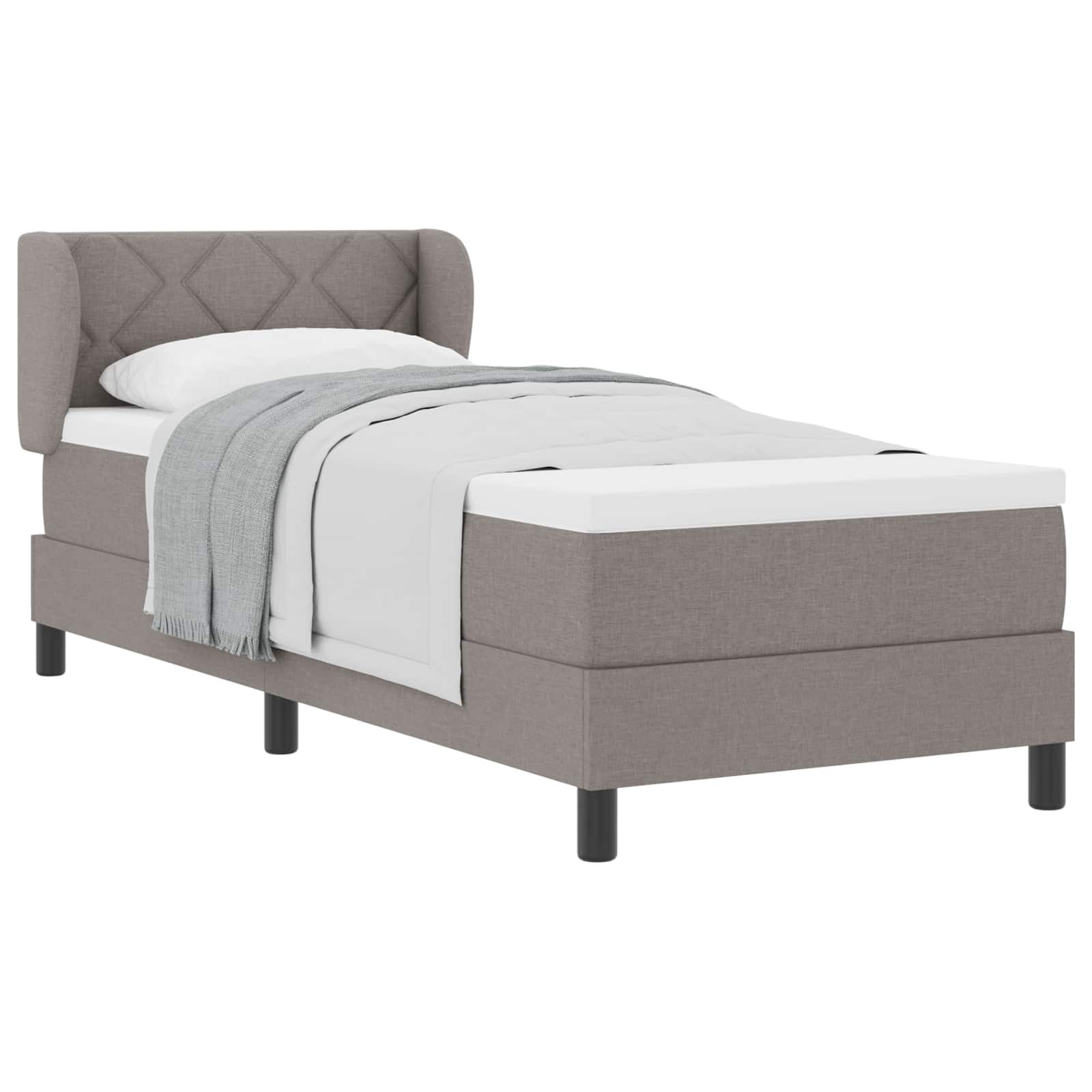 Letto a molle con testiera Talpa 80 x 200 cm Tessuto | homemem39