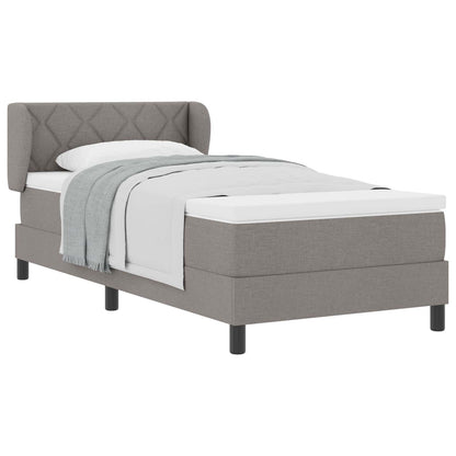 Letto a molle con testiera Talpa 90 x 190 cm Tessuto