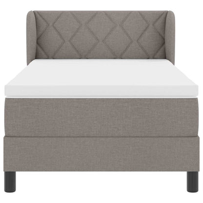 Letto a molle con testiera Talpa 90 x 190 cm Tessuto
