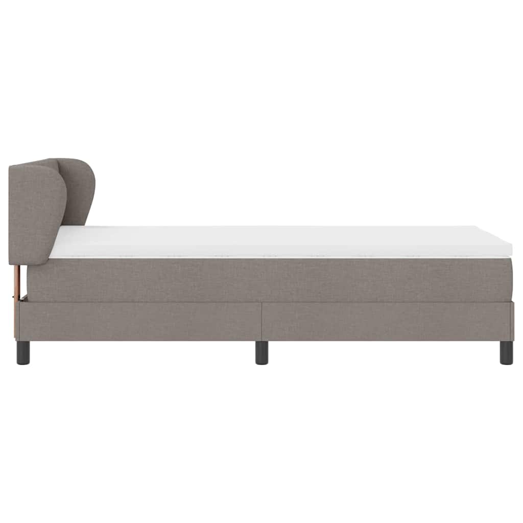 Letto a molle con testiera Talpa 90 x 190 cm Tessuto | homemem39