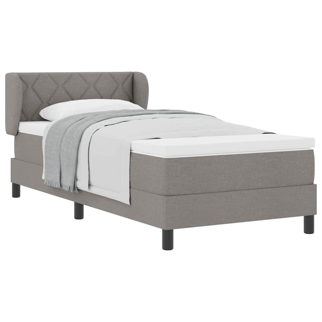 Letto box spring con materasso Talpa 100 x 200 cm Tessuto - homemem39