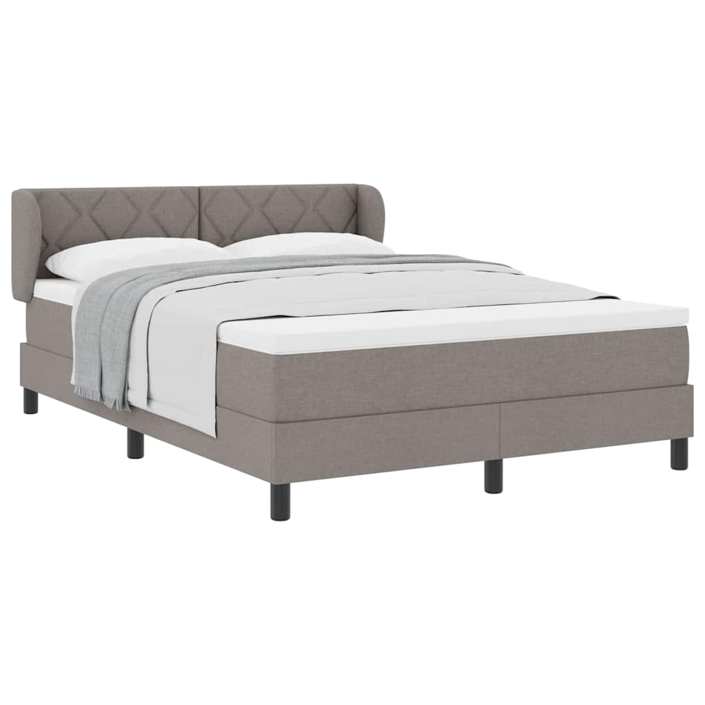 Letto box spring con materasso Talpa 140 x 190 cm Tessuto