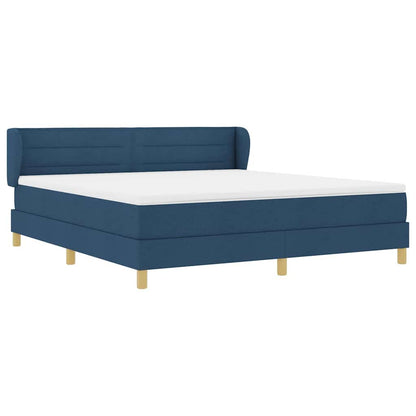 Letto a molle con materasso Blu 180 x 200 cm Tessuto | homemem39