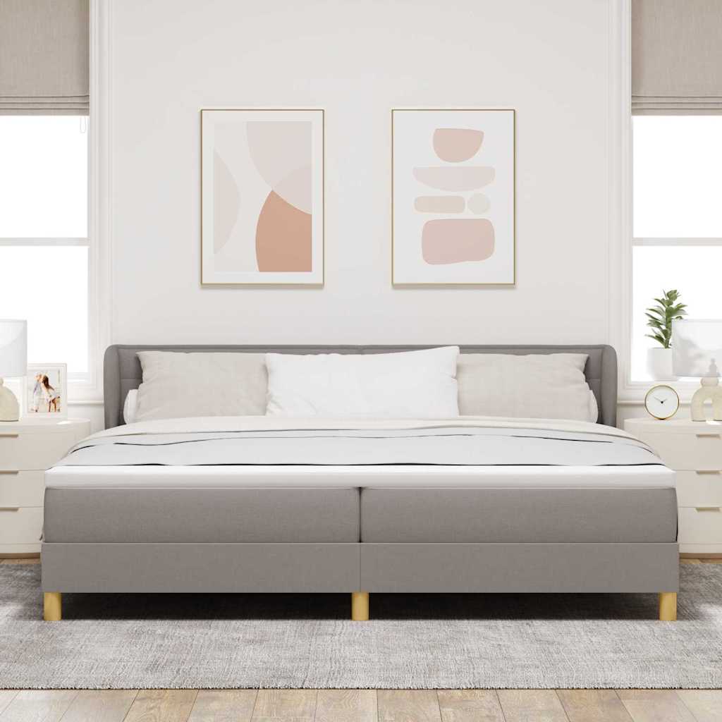 Letto a molle con materasso Talpa 200 x 200 cm Tessuto | homemem39