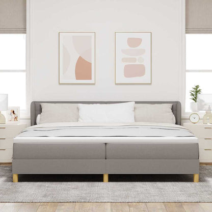Letto a molle con materasso Talpa 200 x 200 cm Tessuto | homemem39