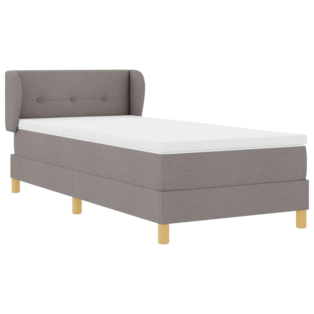 Letto a molle con testiera Talpa 100 x 200 cm Tessuto | homemem39